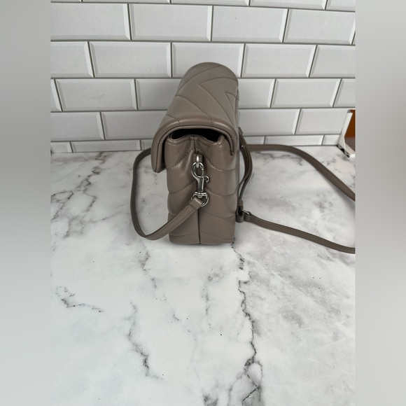 Saint Laurent YSL  Pouch Monogram Piumotto  Mink - Picture 5 of 14